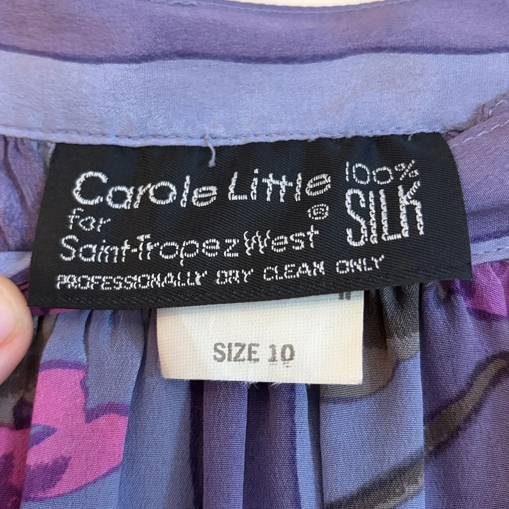 Carole Little flowing purple